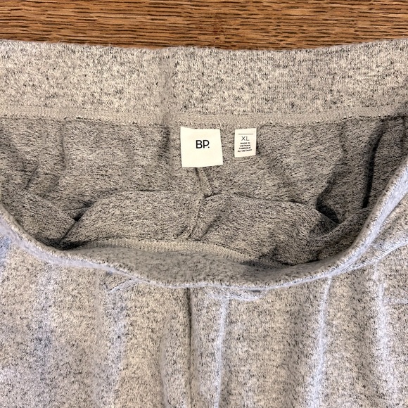 BP Ultra Super Soft Shorts Cozy Lounge Heather Grey Drawstring XL - Picture 3 of 4